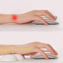 2pcs Mouse Pad With Wrist Rest Keyboard Cloud Anti-Slip Memory Foam Desktop Office Gamer Mouse Wrist Rest - Multicolor - View 5