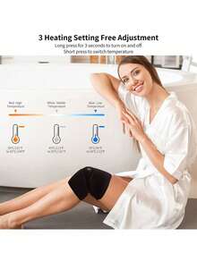 1pc Knee Heating Pad, Knee Wrap Heating Therapy Electric Warmer, Suitable For Men And Women Knee Leg Calf Arm, Includes USB Power Cord, 3 Seconds Long Press Switch To Start Heating Christmas Gifts, Hand Warmers, Gifts For Men, Stocking Stuffers, Hand Warmers Rechargeable, Spring Summer Picks, Brides Maid Gifts, Room, Bedroom Decor, Bedroom Decor, Beach, Travel, For Men, For Women, Vacation,Cute Stuff - one-size - View 6