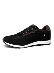 Men's Black Lightweight Jogging Shoes - Original + Free Gifts - màu đen - Xem 7