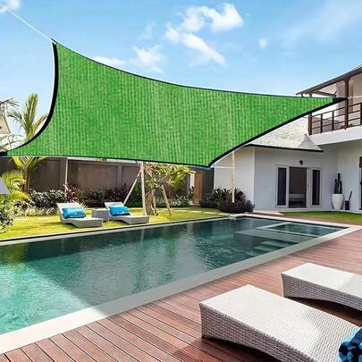 1片加厚遮阳网，高密度遮阳网，适用于家庭、汽车、露台、屋顶、户外等场所。
