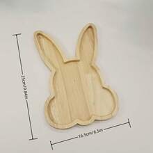 An Easter Bunny-Shaped Tray, A Baby's Complementary Food Breakfast Tray, And A Afternoon Tea Snack And Fruit Tray - Multicolor - View 2