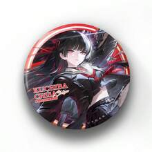 1PC Wuthering Waves Anime Kuchiba Chisa Character Merch Set, Includes Round Badge, Acrylic Keychain & Collectible Card, Transparent Backpack Pendant, Desktop Decor, Collectible Art Gift For Anime Lovers - Multicolor - View 10