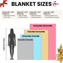 Jey Wresting USO Flannel Novelty Blanket,Soft Luxury Fleece Throw Blanket Couch Bed Sofa Sleeping,Men Lightweight Warm Plush Condition Blankets - Multicolor - View 2