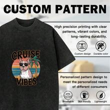 Vintage Washed Weeknd XO Music Album Graphic-Shirt Men's Hop Gothic Fashion Cotton Short Sleeve Shirt Streetwear Unisex - 圖1 - 查看 4