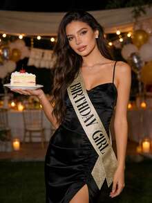 Birthday Sash, Women's Birthday Sash, Suitable For Birthday Parties, Birthday Sash Small Gift, Perfect Choice For Birthday Celebration Events, Birthday Party - Multicolor - View 5