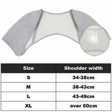 Adjustable Shoulder Straps And Shoulder Support Straps; Breathable; Suitable For Fitness, Weightlifting, And Sleeping - Grey - View 2