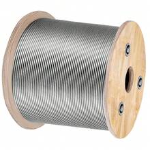 T316 Stainless Steel Cable 1/8" 7x7 Steel Wire Rope Cable 500FT Cable Railing Transport Wire Rope Cable For Railing Decking DIY Balustrade - 7x7 Construction - View 8