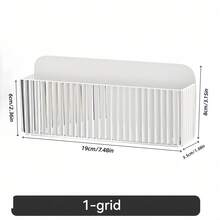 1/2 piezas Caja de almacenamiento para control remoto de aire acondicionado y TV, estante organizador de pared, soporte de teléfono para mesita de noche - Multicolor - Ver 12