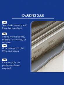 防水密封胶，家用屋顶墙裂缝防漏防水耐用胶水 - A - 查看 8