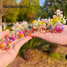 3/6/10pcs Mini Floral Rearview Mirror Dashboard Decor, Cute Car Accessories For Women, Car Interior Aesthetics, Lovely Vase Decor For Home Office, Luminous Resin Mini Vase Set, Random Mixed Cute Mini Flower Bottles With Artificial Flowers, Hexagonal Desktop Decor, Colorful Glow-In-The-Dark Ornaments For Home Car Party, No Power Needed, Creative Car Interior Decor, Aesthetic Home Decor Gift For Girls - A - View 14