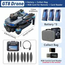 TOKQI Dual Camera FPV Drone With 4.3" Screen, WiFi, Brushless Strong Power, Smart Obstacle Avoidance, Foldable RC Quadcopter, Suitable For Beginners - Multicolor - View 14