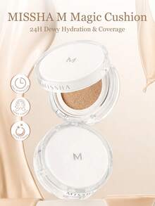 MISSHA M 魔力气垫粉底液替换装 | 双效保湿滋养 - Aqua-Glow - 查看 4