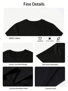 Blusas bonitas camiseta algodón animal cartoon estampado verano manga corta cuello redondo top casual dama blusas para dama casuales - Negro - Ver 4