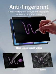 2pcs Anti-Spy Screen Protector Film, Compatible With 9th Gen (10.2-Inch)/ 10th Gen (10.9-Inch) 2022/ Air (11-Inch) 2024/ Air (13-Inch) 2024/ Pro (11-Inch) 2024/ Pro (13-Inch) 2024/ Air 13 2025(M3)/ Air 11 2025(M3)/ 2025( A16), Scratch-Resistant, Compatible With Samsung Tablets - Black - View 4