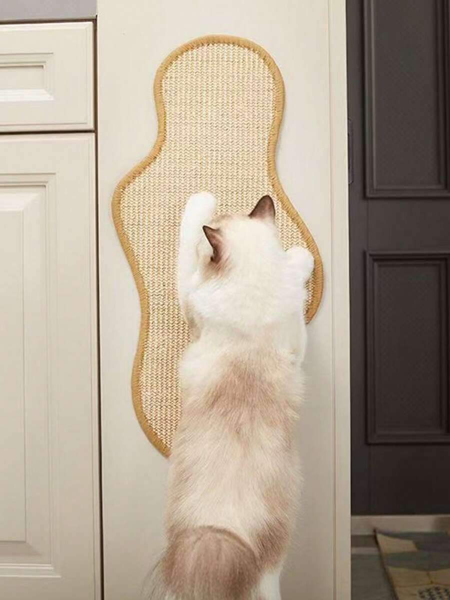 1pc Western Sahara Sisal Cat Scratching Post, Sturdy Scratch Pad, Cat Gift Suitable For Living Room, Bedroom, Sofa, Wall, Promotes Scratching Habit, Great For Valentine's Day, Thanksgiving, Birthday - Cactus-shaped (30*60cm) - View 1
