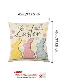 1 Caminho de Mesa com Estampa de Coelho da Páscoa, Caminho de Mesa com Estampa de Ovos de Páscoa para Decoração de Casa, Decoração de Páscoa para Casa, 1 Caminho de Mesa, 4 Jogos Americanos, 1 Capa de Almofada, 3 Produtos Disponíveis, Decoração para Casa e Festas, Ideal para Decoração de Cozinha e Eventos de Páscoa - Multicolorido - Ver 10