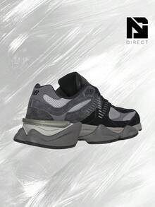 New Balance 9060 Black Castlerock Grey-Men's /Women's Lifestyle Sneakers – Shose For Man/Woman-Vintage-Spring & Summer-Inspired Running Shoes, Shock-Absorbing Comfort, Gym To Streetwear Casual Wear-Easter Gift–U9060BLK - 黑色 - 查看 3
