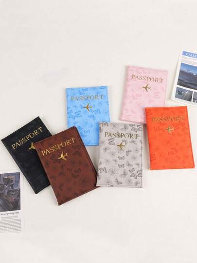 Passport Holder, Passport Cover With Credit Card Slot And Boarding Pass Slot Combo, Passport Wallet Case Book Travel Must Have, RFID Blocking Leather Travel Accessories