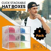 Organizador de sombreros para colgar de 10 estantes para gorras de béisbol tela contemporánea gris organizador de gorras de béisbol y almacenamiento en el clóset estante para-0002 - transparente - Ver 3