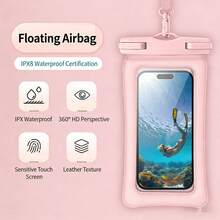 高品质棉质加厚防水手机袋，薄荷绿，IPX8级防水，适合学生、游泳、旅行，超值之选 - 多色` - 查看 13