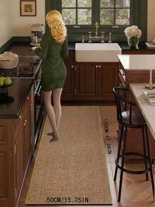 1pc Thick Area Rug, Heavy Duty Durable Carpet, Brown Rug, Kitchen Mat, Doormat, Outdoor Mat, Washable Bottom, Cat Scratching Pad, Kitchen Rug, Bathroom Mat, Welcome Mat, Kitchen Carpet, Outdoor Rug, Small Rug, Dirt-Resistant And Vacuum Cleanable - Multicolor - View 21