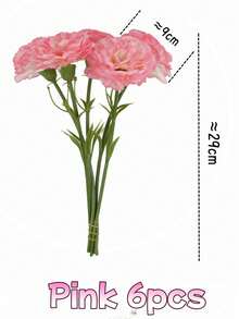 Artificial Carnations, Silk Carnations, Artificial Flower Stems, Finished Artificial Bouquets, High-End Living Room Decorations, Wedding Floral Arrangements, Suitable For Wedding Center Decorations, Bridal Bouquets And Table Settings, Bridal Showers, Table Settings, Home Parties, Mother's Day, Valentine's Day, Christmas, Weddings, Birthday Party Decorations And Gifts. - Multicolor - View 18