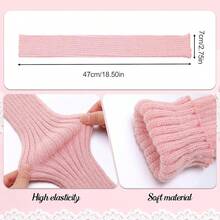 Leg Warmers For Women Cute Y2K Style Japanese Socks Halloween Goth Emo Gyaru Accessories - Nâu Nâu - Xem 3