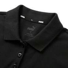 Puma 女士柔软 Polo 衫，ESS Polo 简约休闲日常户外舒适短袖 Polo 衫 630564-01 - 黑色 - 查看 5