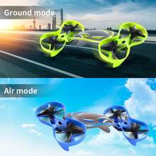 Lincky Dron Helicoptero Todo Terreno 3 En 1, Aire Agua Tierra, batería recargable usb - Verde - Ver 4