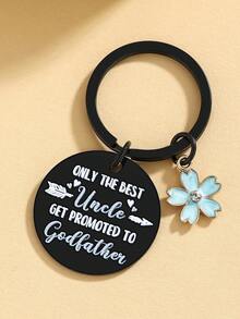 教母教父礼物钥匙扣，男女皆宜，教母教父求婚礼物 - 你愿意做我的教母/教父吗？ - 彩色 - 查看 7