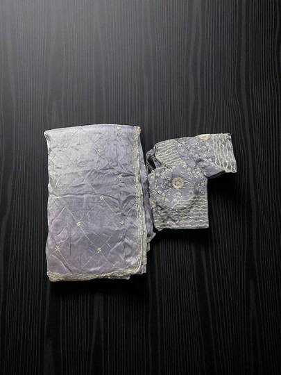 Designer Saree With Ready Blouse, Cultural Wear For Women, Aug13