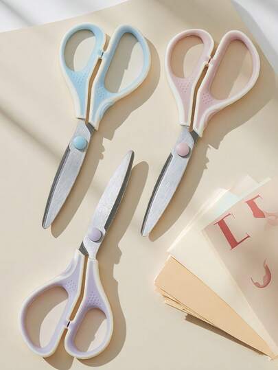 Multi-Purpose Stainless Steel Scissors For School, Office And Home Use - Portable, Multi-Purpose Craft And Paper Cutting Tool With Comfort Handle