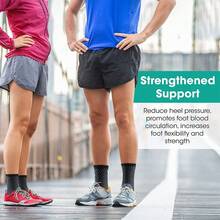 1 Pair Ankle Compression Sleeve - Black - View 3