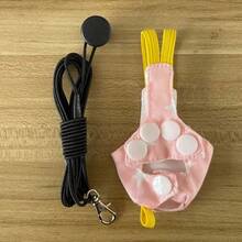 1-2pcs Bird Diaper (Random Print) + Leash, Reusable Bird Diaper - Washable Parrot Diaper With Lining And Adjustable Snap Suitable For Pigeons - Multicolor - View 19