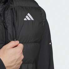 Adidas New Vintage Stand Collar Warm Down Vest For Women - Black - View 5