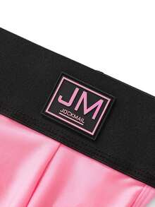 1pc JOCKMAIL Fashionable Sexy Men's Thong Underwear - Pink - View 6