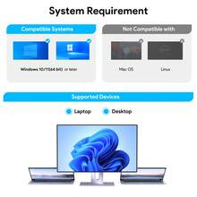 Wi-Fi 7 BE6500 三频 USB 3.0 无线网卡，适用于台式电脑 | 最高速度 6452Mbps | 支持 6GHz、5GHz、2.4GHz 频段 | 全向天线 | 兼容 Windows 10/11（64 位） - 黑色 - 查看 7