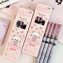 粉色星星小狗液体墨水笔，卡通ins风流畅书写笔，适合学习 - A - 查看 3