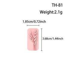 Minimalist Botanical Leaf & Branch Polymer Clay Mold Set For Handmade Earrings & Pendants - TH81 - View 14