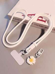 1条INS风雏菊挂绳，粉彩色长款带扣，适用于学生证、公交卡、工作证，时尚防丢，兼容安卓及大多数智能手机，是送给母亲、家人、朋友、孩子、生日、节日等场合的理想礼物。 - 彩色 - 查看 6