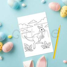 A5 Jungle Animal Coloring Book, 24 Cute And Fun Doodle Patterns, Ideal For Relaxation. Great Birthday Gift For Family And Friends, Also Suitable For Back To School, Easter, Stationery, Preschool Supplies, Mother's Day, Easter Decor - Jungle Animals - View 5