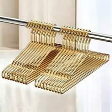 1个迷你金色金属衣架，非常适合悬挂婴儿和宠物衣物，小巧精致 - 彩色 - 查看 2