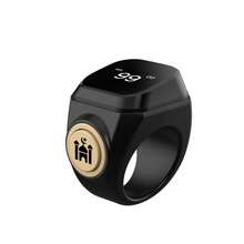New Trending Middle East Bestseller Smart Ring D01 With Time Reminder App Control Button Counter - Black - View 15