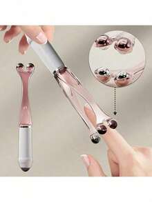 1pc Finger Massage Roller, Multi-Functional Joint Massager, Hand, Palm And Finger Pressure Relief Tool, Gift For Friends And Family On Holidays, Birthdays, Thanksgiving, Hair Curling, Travel Essential, Holiday Essential, School, Massage - A - View 4