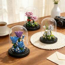 Step Into A Miniature Spring World With 10 Delicate Garden Ornaments: From Blooming Roses To Airy Dandelions. This Eternal Flower Collection Captures The Essence Of Nature In Vivid, Dust-Proof Micro Designs. Each Piece Is A Handcrafted Desktop Art Ornament-No Watering, No Fading, Just Lasting Charm. - Multicolor - View 3