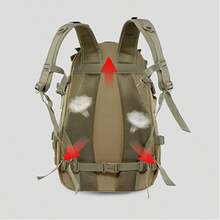Tactical Backpack For Laptop, Waterproof Camping Backpack, Large Capacity, Heavy Duty Backpack For Men - Khaki - View 6