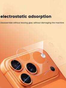 Compatible con iPhone 17pro/17pro Series Película suave de borde curvo, película trasera de alta definición, 2 piezas - Antihuellas, alta definición, alta resolución de pantáctil, antihuellas, antipolvo, protección contra arañazos + 2 piezas de película de lente de alta definición, protección contra arañazos, antihuellas, accesorios esenciales de protección de pantalla, aplicable a protector de pantalla diario, oficina, hogar, protector de pantalla de teléfono a prueba de agua, a prueba de golpes, resistente a caídas, resistente a arañazos - transparente - Ver 12