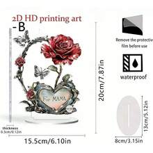 2D HD Printing Art "For MAMA" Acrylic Desktop Ornament - A - View 2