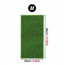 1 pieza Estera de césped artificial recortable, adecuada para terrarios de reptiles, estera de musgo artificial para cajas de escalada, sustrato para recintos de reptiles, decoración para lagartos, geckos, serpientes, etc. para todas las estaciones - Multicolor - Ver 9