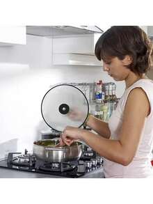 IMPORTEEK Tapa Protectora Contra Salpicaduras de Cocina Evita Salpicaduras de Aceite o Alimentos con Medidas de 33cm/29cm/25cm - 25cm - Ver 3